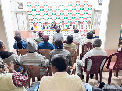 SC Congress conducted an organisational meeting at Congress Bhavan in Agartala on December 30.